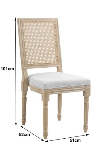 NORDLYS Cambridge spisebordsstol - grtt stoff og gummitre