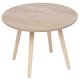 NORDLYS Ginza sidebord, rundt - naturlig furu (50)