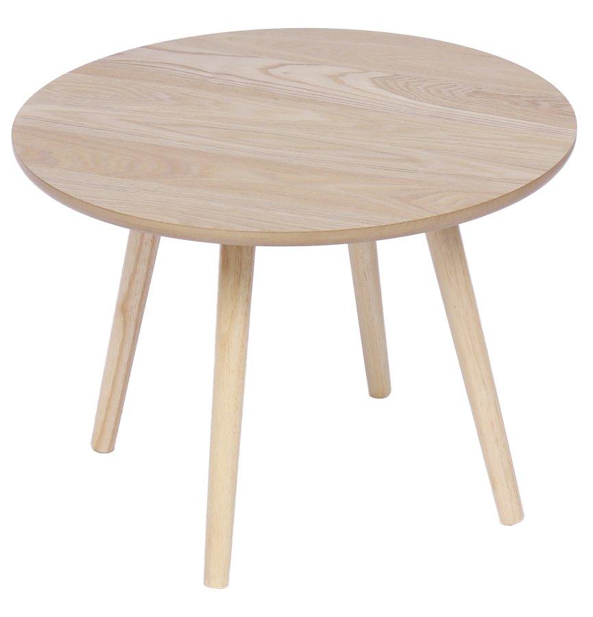 NORDLYS Ginza sidebord, rundt - naturlig furu (50)