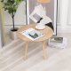 NORDLYS Ginza sidebord, rundt - naturlig furu (50)
