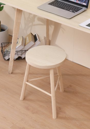 NORDLYS Itami Hocker, rund – Kiefer natur (31)