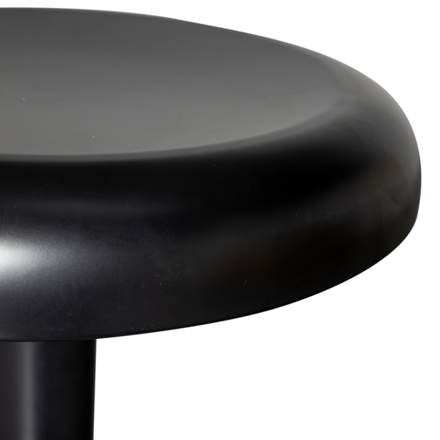 WOOOD ISAAC BARSTOL METALL SVART