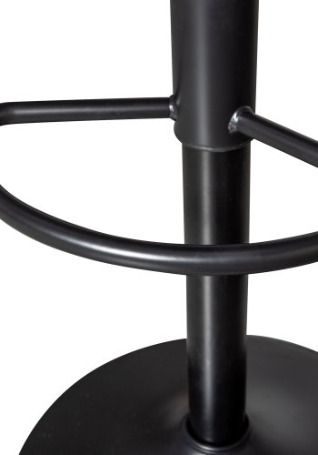 WOOOD ISAAC BARSTOL METALL SVART