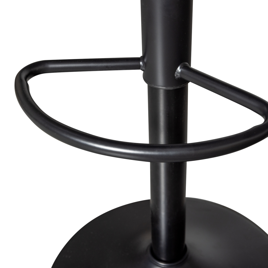 WOOOD ISAAC BARSTOL METALL SVART