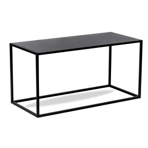 NORDLYS Monroe soffbord, rektangulärt - svart metall (90x40)