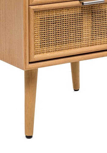 NORDLYS Nagoya kommode, m. 3 skuffer - brun rotting og bk