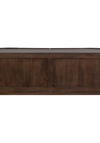 WOOOD SENSE BYRA MED 4 DÖRRAR I MANGOTRÄ MÖRKBRUNT