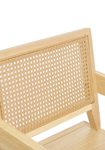 NORDLYS Nikko spisestuestol, m. armlener - brun rotting og ask