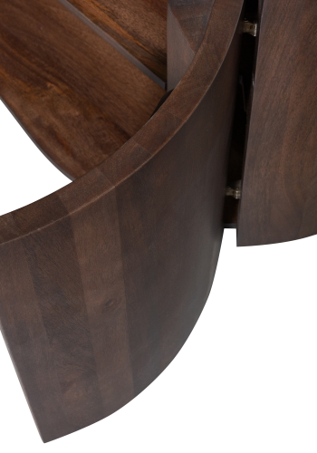 WOOOD SENSE BYRA MED 4 DÖRRAR I MANGOTRÄ MÖRKBRUNT