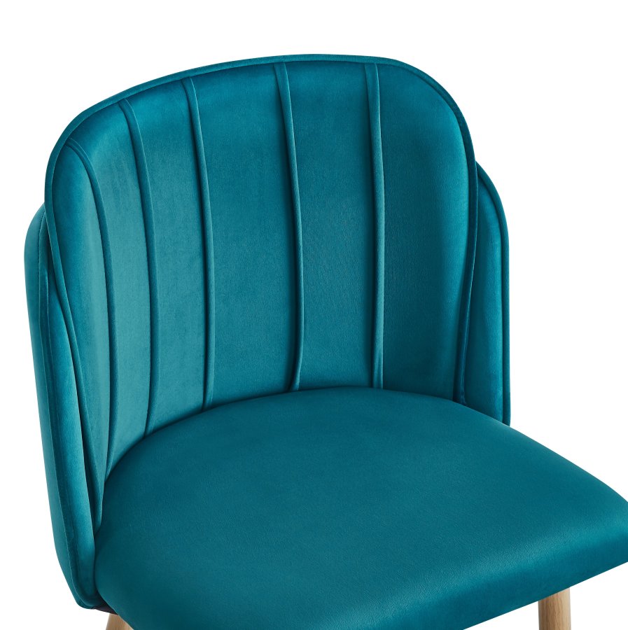 NORDLYS Nora spisebordsstol - andebl fljl og metal