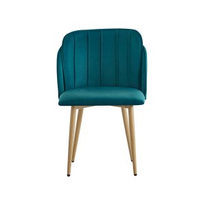 NORDLYS Nora spisebordsstol - andebl fljl og metal