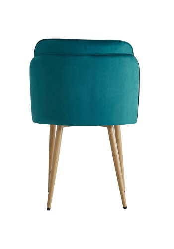 NORDLYS Nora spisebordsstol - andebl fljl og metal