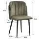  Nordlys NORDLYS Nora spisestuestol - grnn flyel og metall