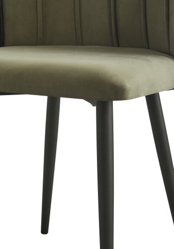  Nordlys NORDLYS Nora spisestuestol - grnn flyel og metall