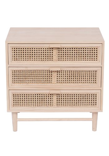 NORDLYS Phoenix kommode, m. 3 skuffer - naturrotting og tre