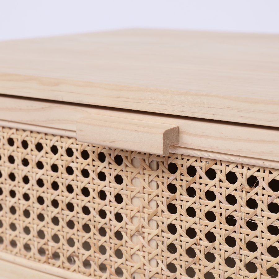 NORDLYS Phoenix kommode, m. 3 skuffer - naturrotting og tre