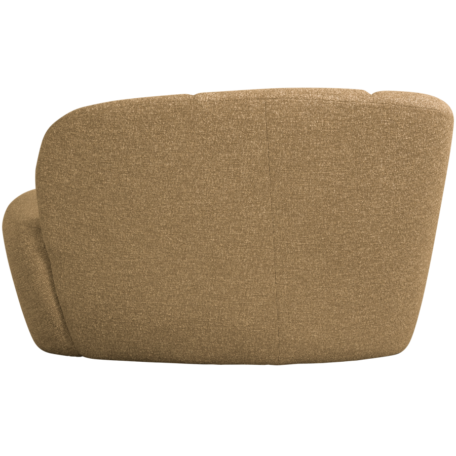 WOOOD Mojo 2-sits bnkelement, vnster - gul/brun melange boucl