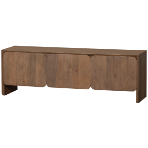 WOOOD Jerre TV-bord, m. 3 lger - natur mangotr (150x40)