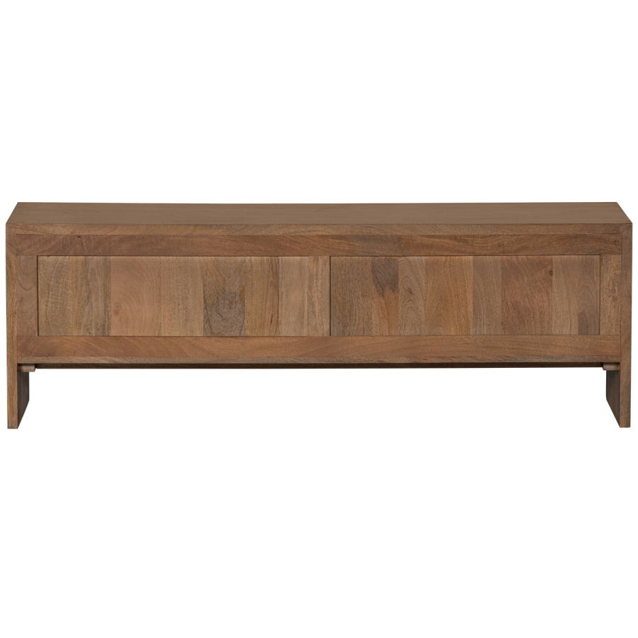 WOOOD Jerre TV-bord, m. 3 lger - natur mangotr (150x40)