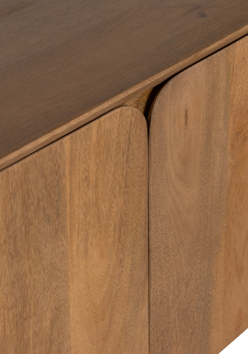 WOOOD Jerre TV-bord, m. 3 lger - natur mangotr (150x40)