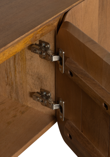 WOOOD Jerre TV-bord, m. 3 lger - natur mangotr (150x40)