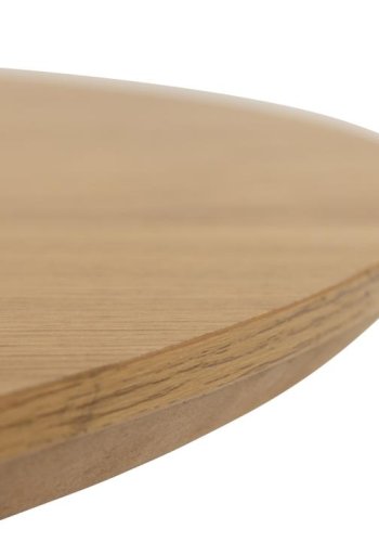 ACT NORDIC Yale Couchtisch, rund - Melamin Wildeiche natur (80)