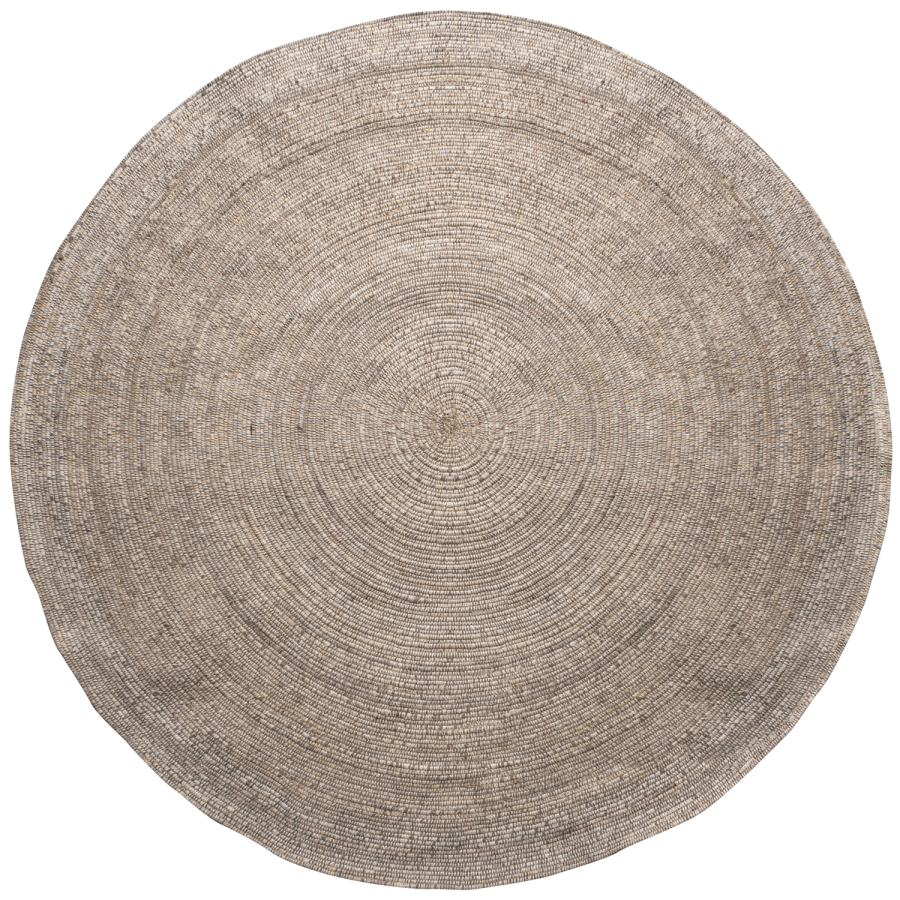 WOOOD UTOPIA RUNDT TEPPE NATURLIG 0200CM