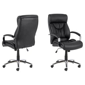 ACT NORDIC Benson Skrivebordsstol - Svart, Lr (kunstlr)