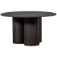 WOOOD OONA SPISEBORD RUNDT MED 3-BEN MDF MRKEBRUNT 140CM