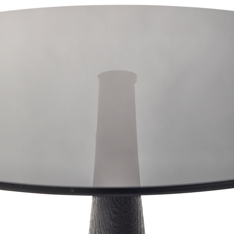 WOOOD SOYA SIDOBORD MANGO TRÄ/GLAS SVART