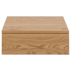 ACT NORDIC Avignon vghngt natbord, m. 1 skuffe - natur vild eg papir MDF (37x32)