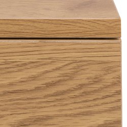 ACT NORDIC Avignon vghngt natbord, m. 1 skuffe - natur vild eg papir MDF (37x32)