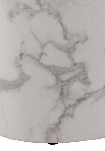 ACT NORDIC Mice sofabord, oval - hvid Carrara papir med marmormnster (st af 2)