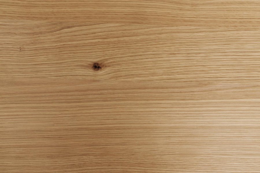 ACT NORDIC Heaven Esstisch, oval – natürliches Wildeichenfurnier und schwarzer Stahl (220x100)