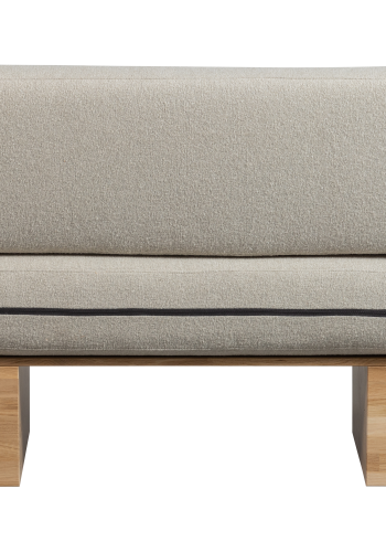 WOOOD EAT UP VÄGGBÄNK NATURLIG EK MED DYNOR BEIGE [fsc]