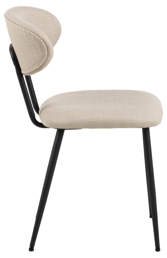 ACT NORDIC Denise Spisestuestol, beige, Stoff