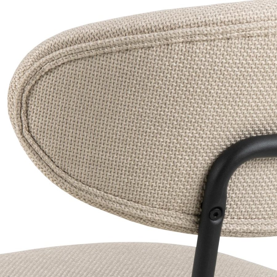 ACT NORDIC Denise Spisestuestol, beige, Stoff