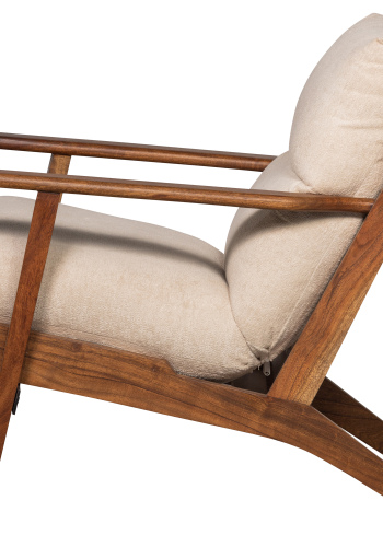 WOOOD HOUSTON LNESTOL BOUCLE/TR NATURLIG