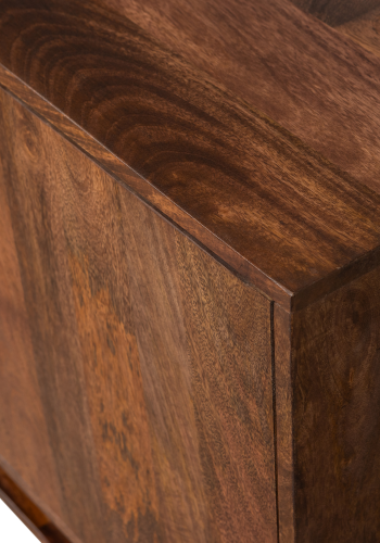 WOOOD STAES SKÄNK MED 4 DÖRRAR I MANGOTRÄ I VALNÖT