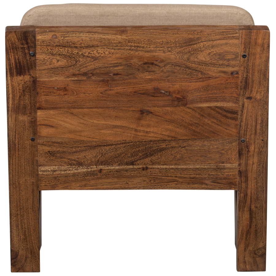 WOOOD OPULENT LNESTOL BOUCLE/TR NATURLIG