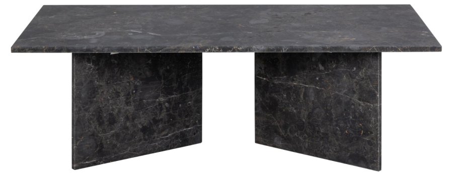 ACT NORDIC Vega sofabord, rektangulr - brun marmor (140x70)