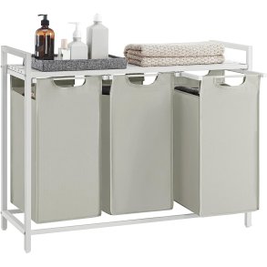 Vasketjskurv, m. 3 udtrkkelige og aftagelige