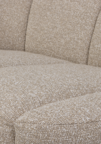 WOOOD Mojo 2-sits bnkelement, vnster - beige melange boucl