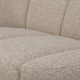 WOOOD Mojo 2-sits bnkelement, vnster - beige melange boucl