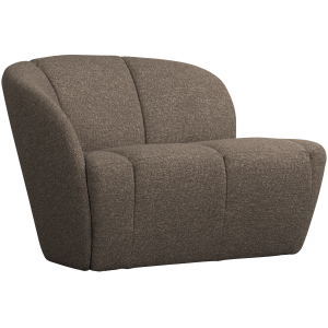 WOOOD Mojo 2-sits bnkelement, vnster - brun melange boucl