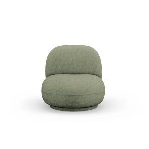 MICADONI Chuck snurrstol, 1 sits - grn chenille och svart plast