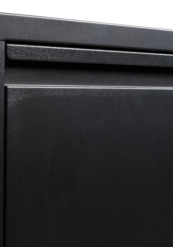 WOOOD Sabine skoskab, m. 3 rum - sort metal