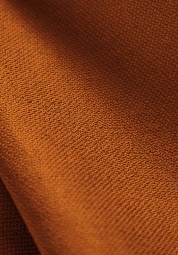 MICADONI Jodie lenestol, m armlener, 1 sete - oransje stoff og sort plast