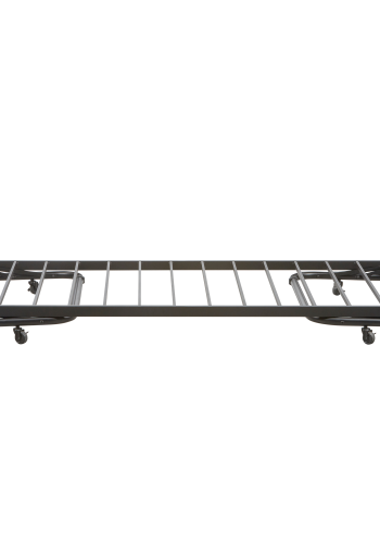 WOOOD LUCY UDSKRIFTSENGE METAL SORT 90X200CM