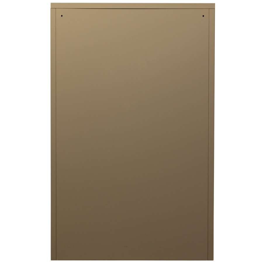 WOOOD Sabine skoskab, m. 3 rum - sand metal